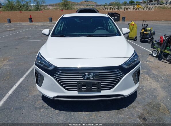 KMHC75LD1KU159265 2019 HYUNDAI IONIQ PLUG-IN HYBRID Белый Вид щитка приборов