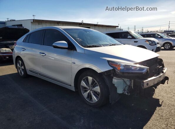 KMHC75LD4JU077917 2018 HYUNDAI IONIQ Silver Передня права чверть
