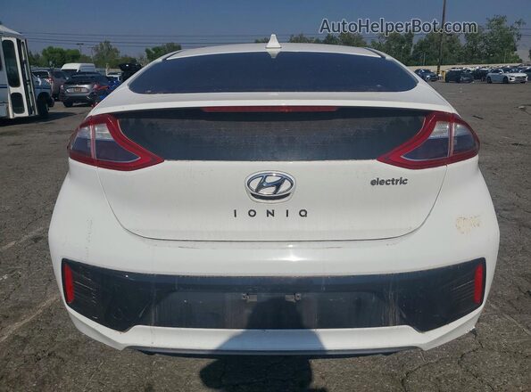 KMHC75LH8KU034234 2019 HYUNDAI IONIQ White Widok z tyłu