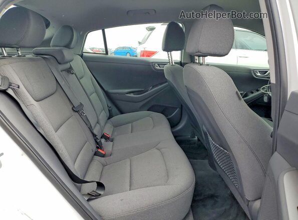 KMHC75LJ1LU061764 2020 HYUNDAI IONIQ Белый Вид задних сидений