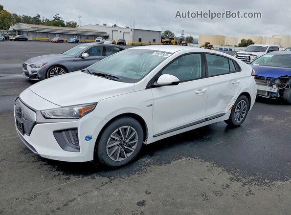 KMHC75LJ1LU061764 2020 HYUNDAI IONIQ Белый Передняя левая четверть