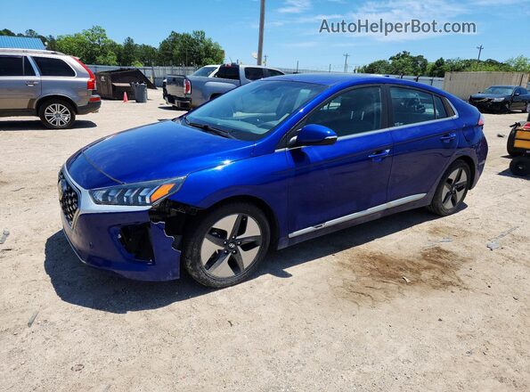 KMHC85LC1NU275347 2022 HYUNDAI IONIQ Синий Передняя левая четверть