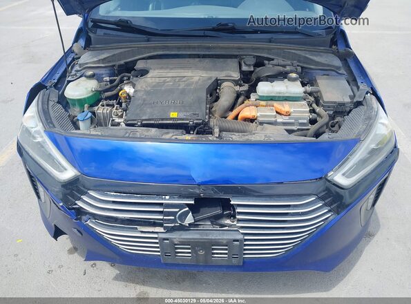 KMHC85LC2KU110466 2019 HYUNDAI IONIQ HYBRID Синий Вид сзади