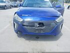 2019 Hyundai Ioniq Hybrid Limited Синий vin: KMHC85LC2KU110466