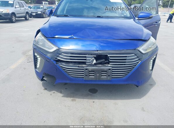 KMHC85LC2KU110466 2019 HYUNDAI IONIQ HYBRID Синий Вид спереди