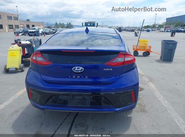 KMHC85LC2KU110466 2019 HYUNDAI IONIQ HYBRID Синий 