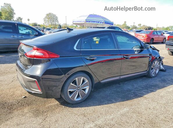 KMHC85LC2KU136985 2019 HYUNDAI IONIQ Черный Задняя правая четверть
