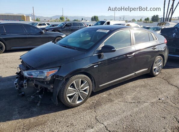 KMHC85LC2KU136985 2019 HYUNDAI IONIQ Черный Передняя левая четверть