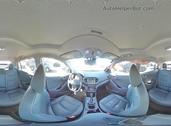 KMHC85LC2KU136985 2019 HYUNDAI IONIQ Черный Вид наклейки с VIN-кодом