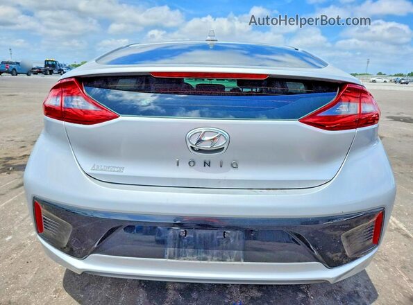 KMHC85LC3HU040727 2017 HYUNDAI IONIQ Silver Հետևի տեսք