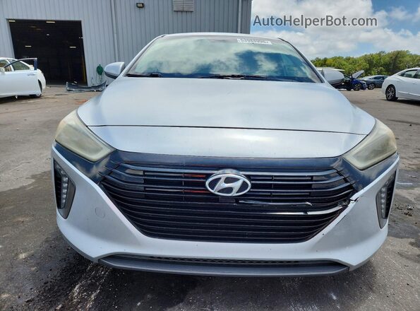 KMHC85LC3HU040727 2017 HYUNDAI IONIQ Silver Դիմացի տեսք