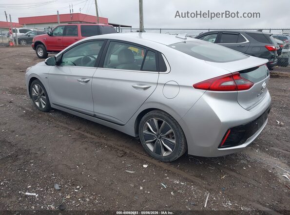 KMHC85LC7HU023591 2017 HYUNDAI IONIQ HYBRID Серебряный Задняя левая четверть