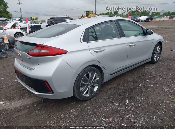 KMHC85LC7HU023591 2017 HYUNDAI IONIQ HYBRID Серебряный Задняя правая четверть