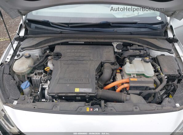 KMHC85LC7HU023591 2017 HYUNDAI IONIQ HYBRID Серебряный Вид сзади