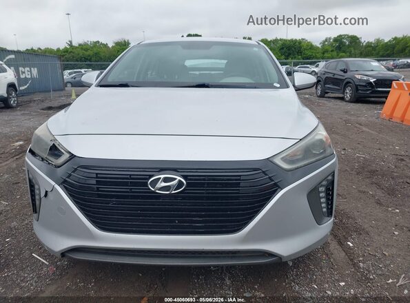 KMHC85LC7HU023591 2017 HYUNDAI IONIQ HYBRID Серебряный Вид щитка приборов