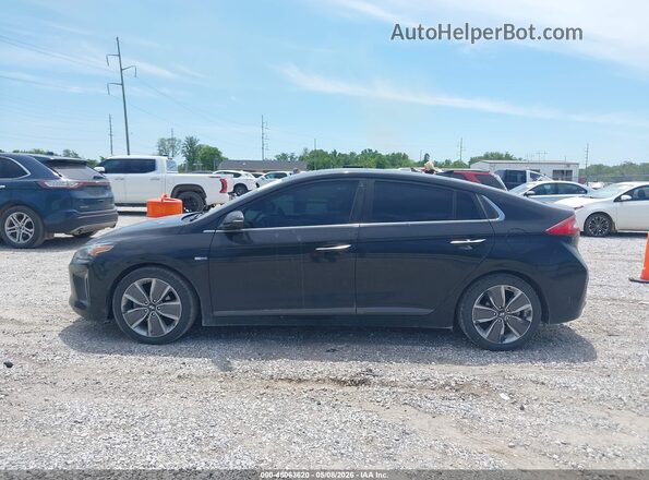 KMHC85LC9JU059840 2018 HYUNDAI IONIQ HYBRID Черный Панорамный вид салона 360°