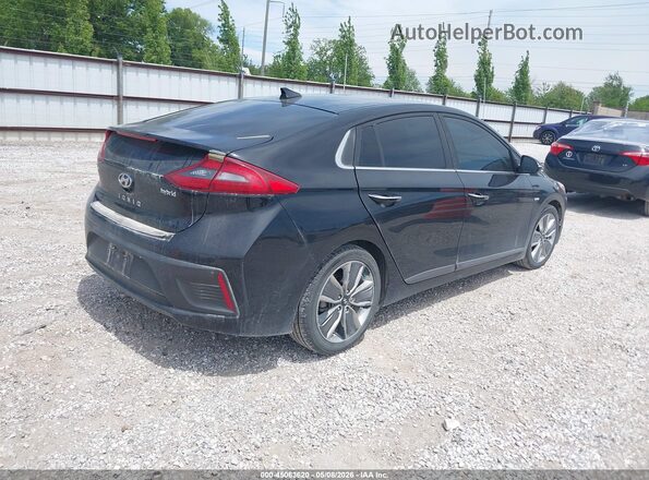 KMHC85LC9JU059840 2018 HYUNDAI IONIQ HYBRID Черный Задняя правая четверть
