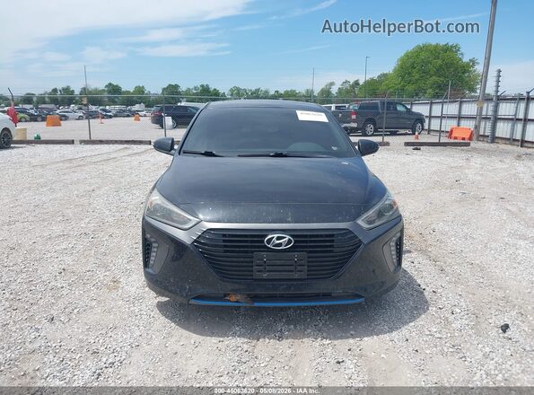 KMHC85LC9JU059840 2018 HYUNDAI IONIQ HYBRID Черный Вид щитка приборов
