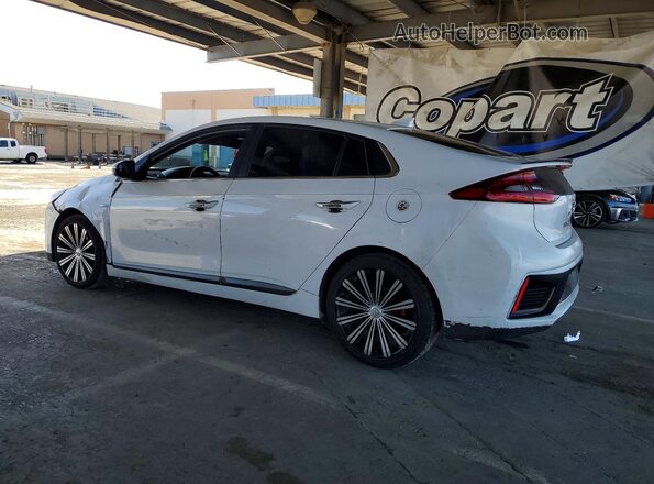 KMHC85LCXHU020958 2017 HYUNDAI IONIQ White Tył lewy