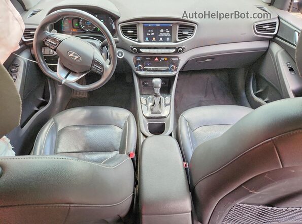 KMHC85LCXJU081765 2018 HYUNDAI IONIQ Gray წინა პანელის ხედი