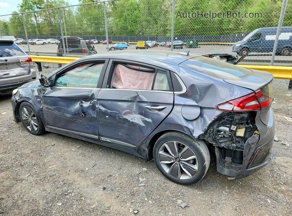 KMHC85LCXJU081765 2018 HYUNDAI IONIQ Gray უკანა მარცხენა