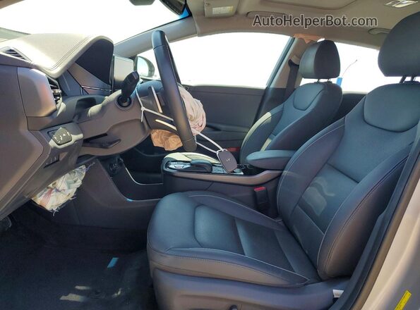 KMHC85LJ4LU061030 2020 HYUNDAI IONIQ Gray Vista interior delantera