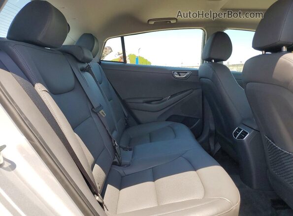 KMHC85LJ4LU061030 2020 HYUNDAI IONIQ Gray Vista de los asientos traseros