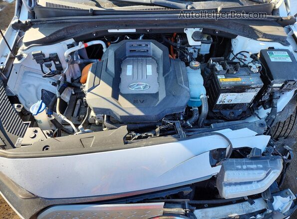 KMHC85LJ7LU061510 2020 HYUNDAI IONIQ White Вид задньої частини салону