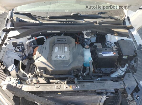 KMHC85LJ7LU076606 2020 HYUNDAI IONIQ White Вид задньої частини салону