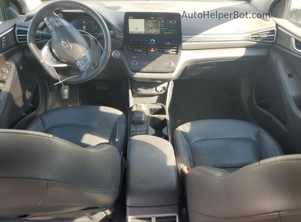 KMHC85LJ7LU076606 2020 HYUNDAI IONIQ White Вид панелі приладів