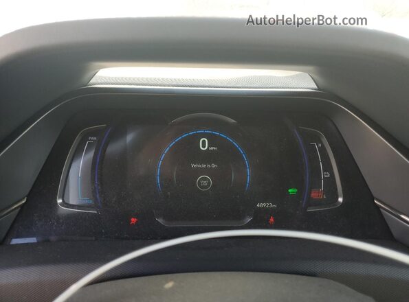 KMHC85LJ7LU076606 2020 HYUNDAI IONIQ White Вид щитка приладів