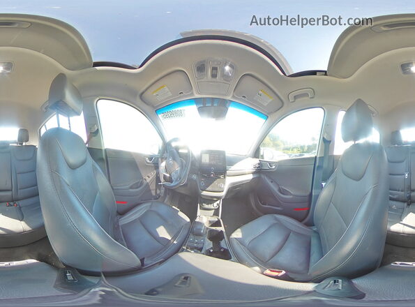 KMHC85LJ7LU076606 2020 HYUNDAI IONIQ White Вид наклейки з VIN-кодом