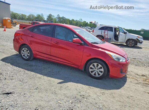 KMHCT4AE0GU020785 2016 HYUNDAI ACCENT Красный Передняя правая четверть