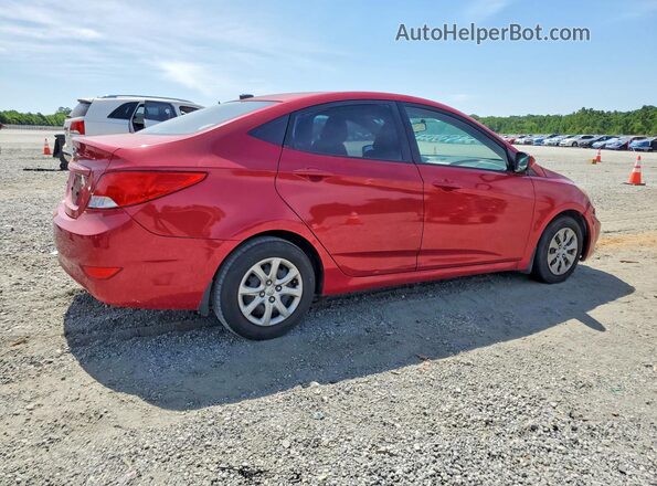 KMHCT4AE0GU020785 2016 HYUNDAI ACCENT Красный Задняя правая четверть