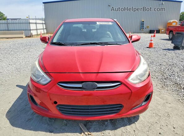 KMHCT4AE0GU020785 2016 HYUNDAI ACCENT Красный Вид спереди