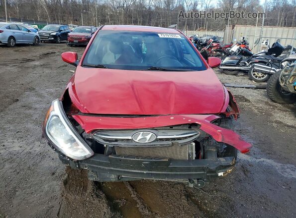 KMHCT4AE0GU138898 2016 HYUNDAI ACCENT Brown Widok z przodu