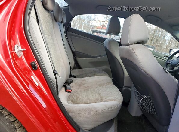 KMHCT4AE0GU138898 2016 HYUNDAI ACCENT Brown Widok tylnych siedzeń