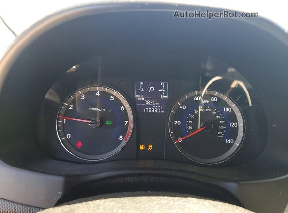 KMHCT4AE0HU190985 2017 HYUNDAI ACCENT Бежевый Вид щитка приборов