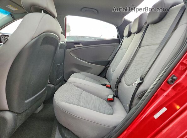 KMHCT4AE0HU240994 2017 HYUNDAI ACCENT Красный Вид задних сидений