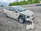 2016 Hyundai Accent Бежевый vin: KMHCT4AE1GU967091