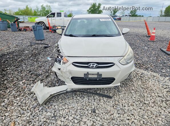 KMHCT4AE1GU967091 2016 HYUNDAI ACCENT Бежевый Вид спереди