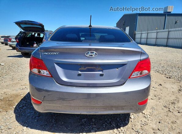 KMHCT4AE2GU063248 2016 HYUNDAI ACCENT Silver Widok z tyłu