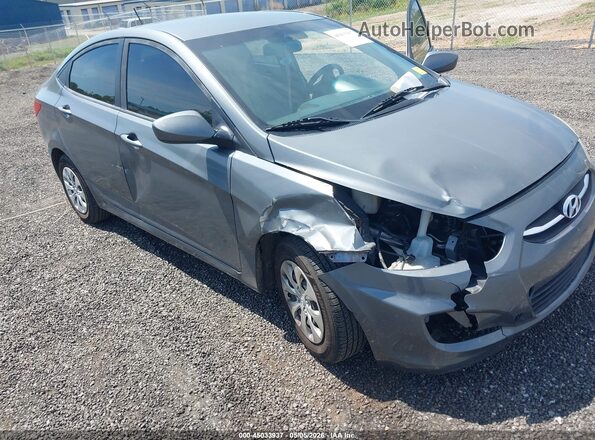 KMHCT4AE2GU068319 2016 HYUNDAI ACCENT Серый Вид спереди