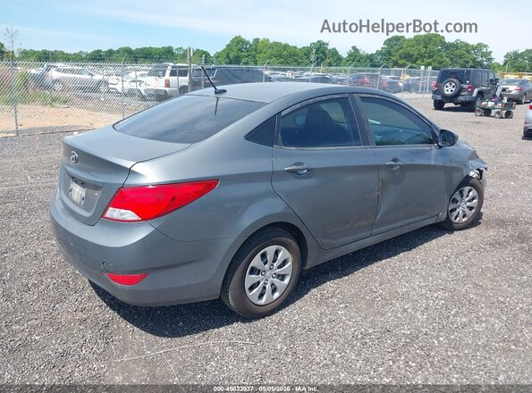 KMHCT4AE2GU068319 2016 HYUNDAI ACCENT Серый Задняя правая четверть