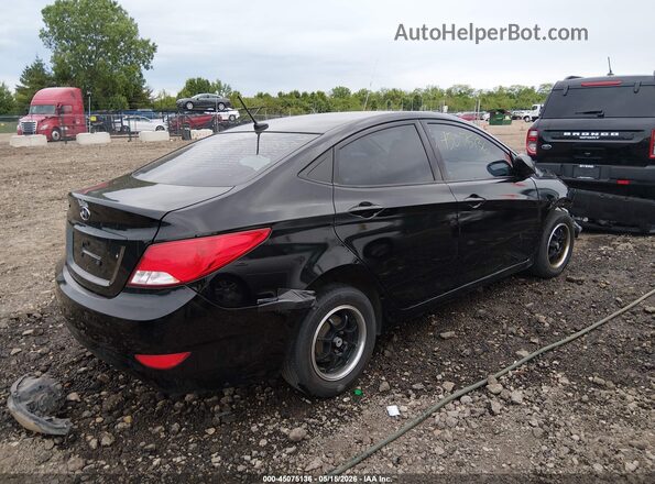KMHCT4AE2GU134951 2016 HYUNDAI ACCENT Black უკანა მარჯვენა