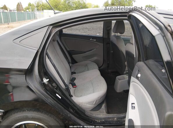 KMHCT4AE2GU134951 2016 HYUNDAI ACCENT Black VIN კოდის სტიკერის ხედი