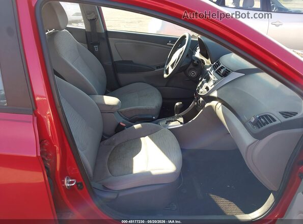 KMHCT4AE2GU135131 2016 HYUNDAI ACCENT Red Սալոնի դիմացի տեսք