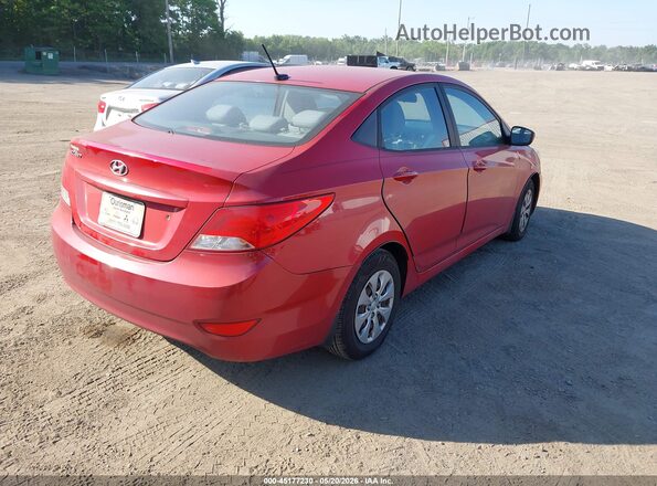 KMHCT4AE2GU135131 2016 HYUNDAI ACCENT Red Հետևի աջ