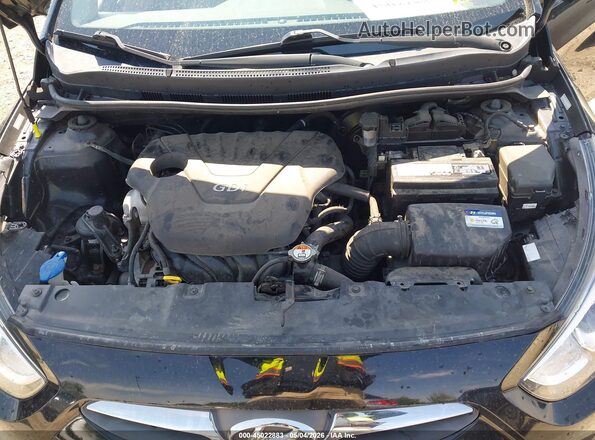 KMHCT4AE2GU955452 2016 HYUNDAI ACCENT Black Widok z tyłu