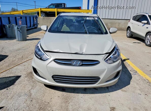 KMHCT4AE2GU983560 2016 HYUNDAI ACCENT Beige Widok z przodu